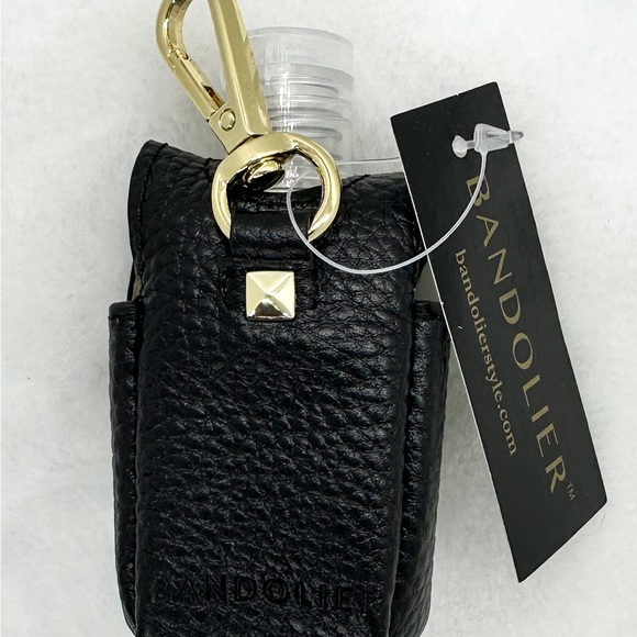 Leather Hand Sanitizer Holder with Clip - Picture 3 of 7